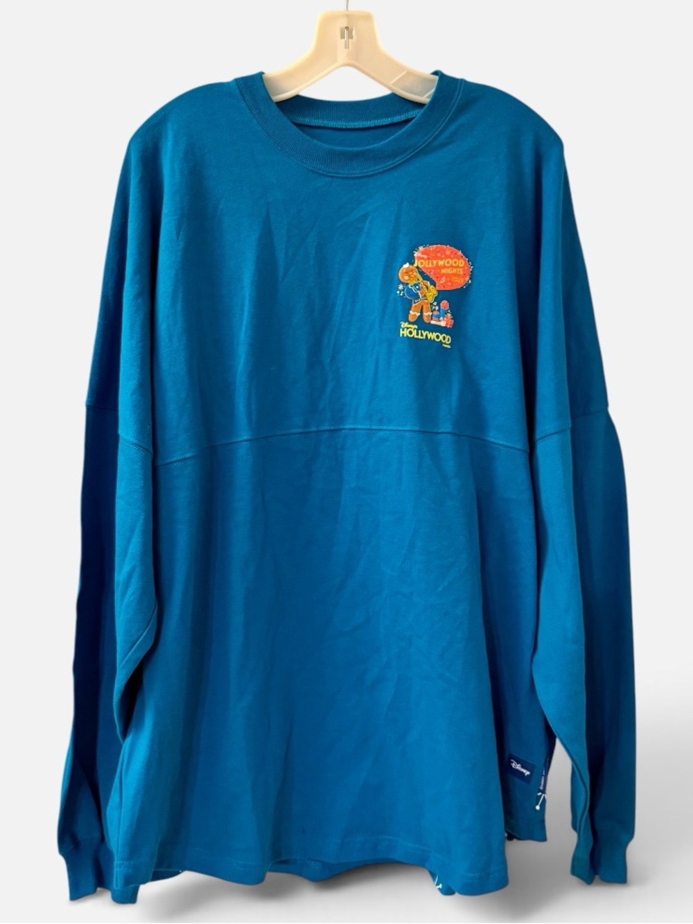 Men’s Disney JOLLYWOOD NIGHTS Teal Graphic  Spirit Jersey - Size XL - NWT